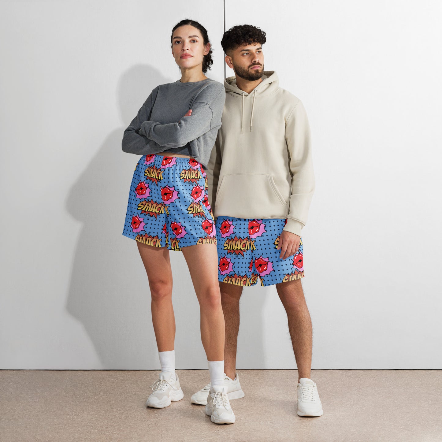 All-Over Print Unisex Athletic Long Shorts