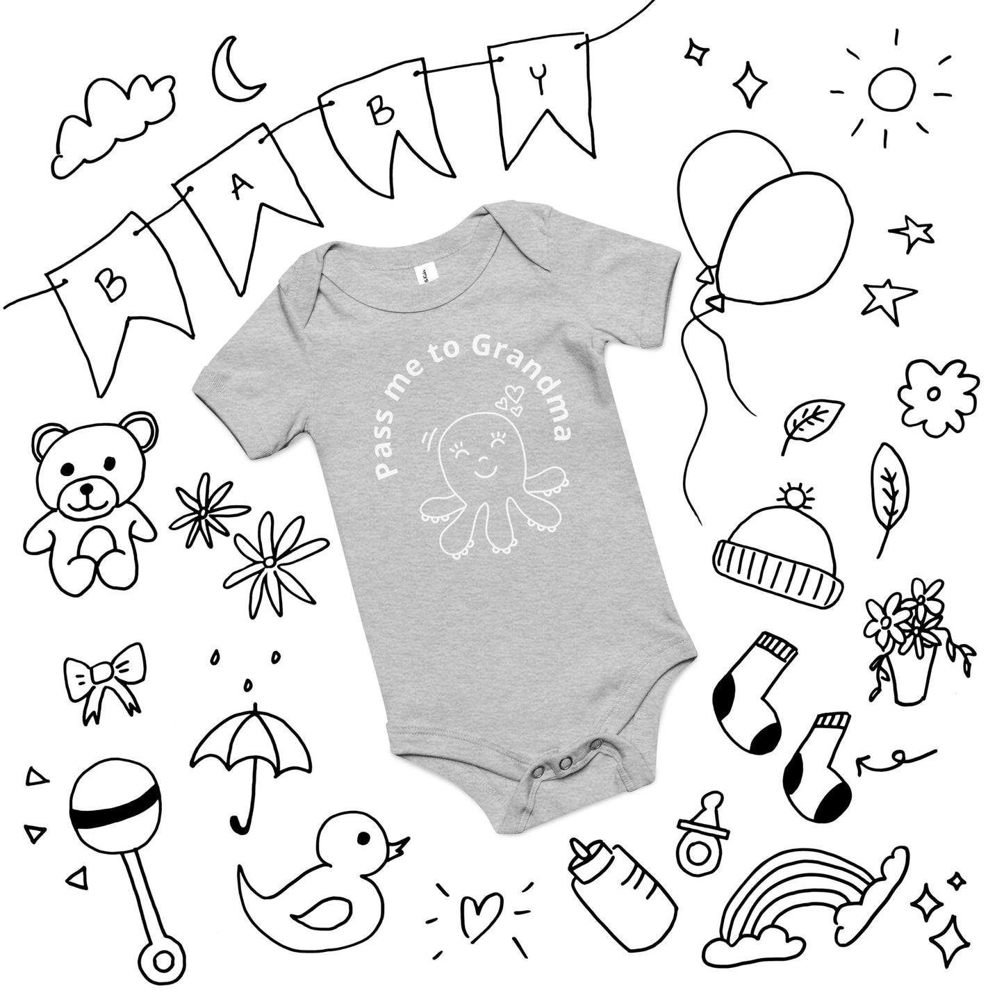 Baby short sleeve one piece