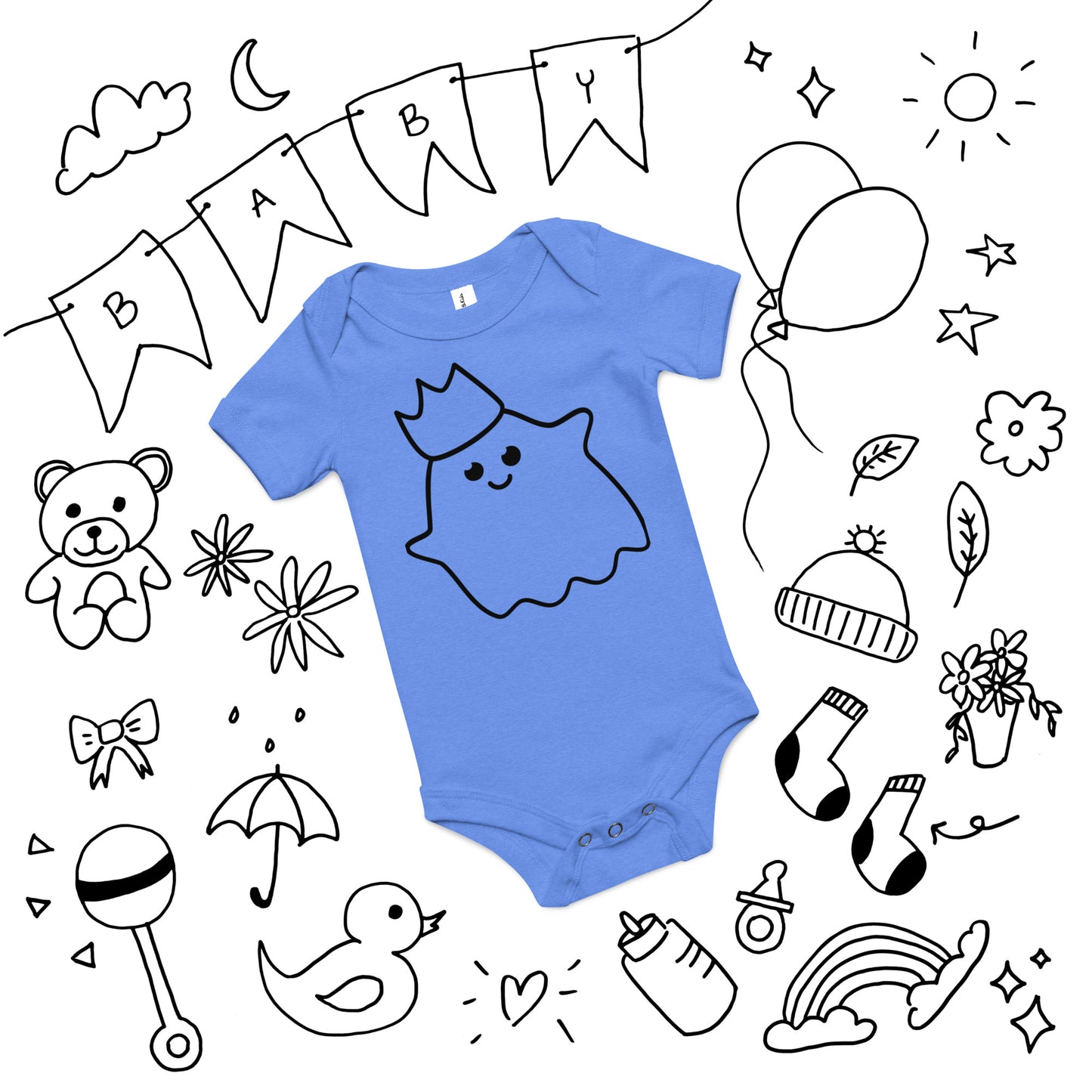 Baby short sleeve one piece