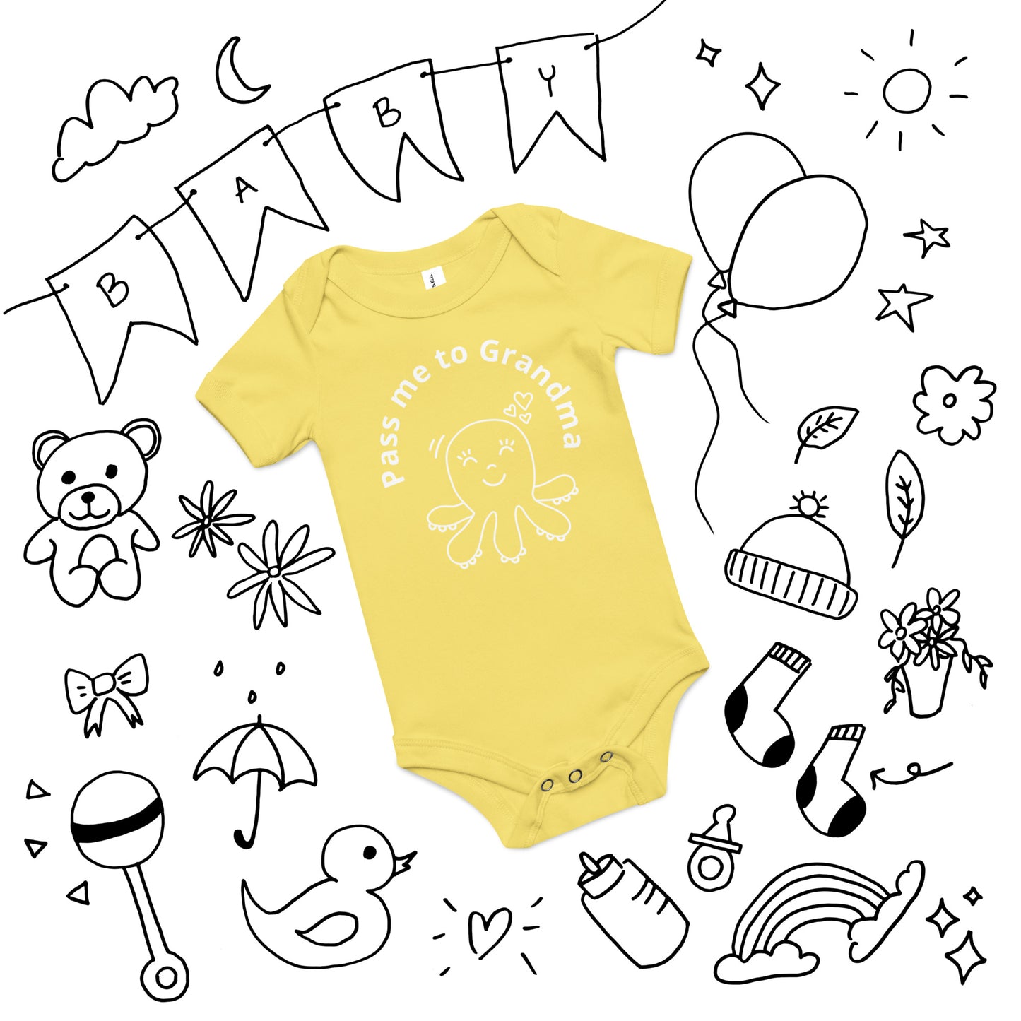 Baby short sleeve one piece